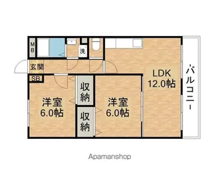 グレースランド【302号室】の間取り