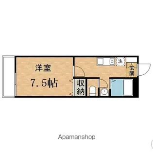 フラワーハイツクロダ【1階】の間取り