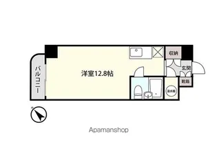 本町通桜苑ビル【501号室】の間取り