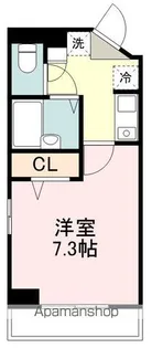 シティマンション錦町【5階】の間取り
