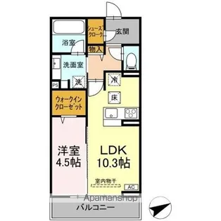 CE IL SOLE(チェ イル ソーレ)【3階】の間取り
