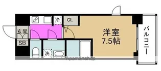 アドバンス西梅田Ⅱ【5階】の間取り