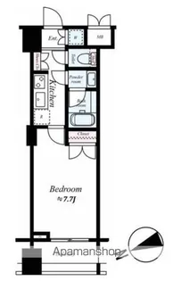 パレステュディオ新宿御苑駅前【5階】の間取り