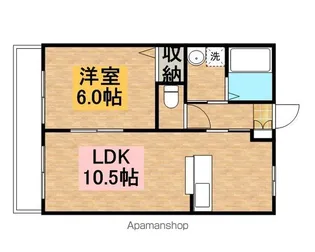 ソレアード元山【2階】の間取り