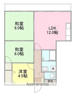 アクティー堀江【603号室】の間取り