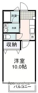グリーンヒルズB【1階】の間取り
