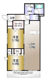 メゾン・ド・ファミーユ【1階】の間取り