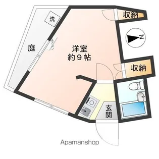 やまとコーポ【1階】の間取り