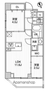 ステージファースト浅草橋Ⅳ【4階】の間取り