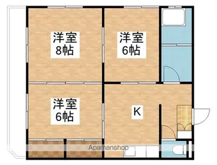 マンション石山カメリア【4階】の間取り