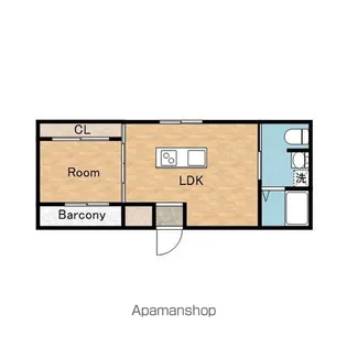ステイザハウス日根野EAST【1階】の間取り