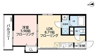 立川セイワレジデンスⅡ【3階】の間取り