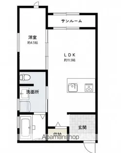 KOYA 430【201号号室】の間取り