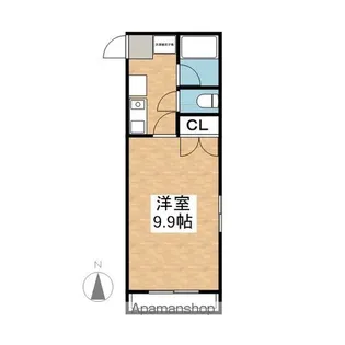 ムーニー朝日NO2【101号室】の間取り