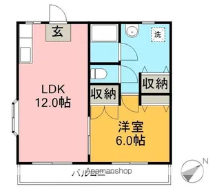 グリーンハイツ【2階】の間取り