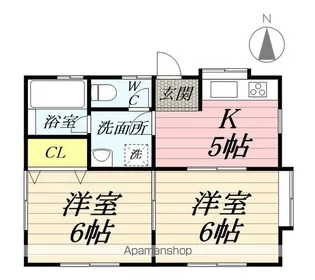 ストランド鎌倉【1階】の間取り