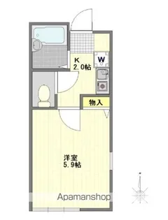 ラピュータ西横浜【1階】の間取り