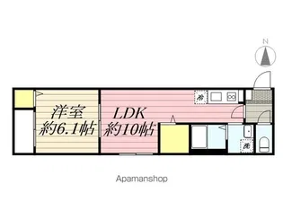 グレアス船橋【1階】の間取り