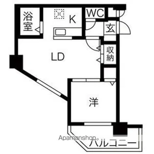 メディカルコート東札幌【1005号室】の間取り