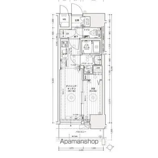 エステムコート名古屋上前津【14階】の間取り
