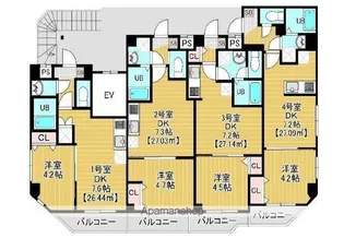 カイテキースV【2階】の間取り
