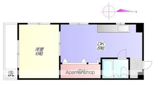 石川マンション【4階】の間取り