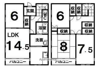 AP−AOBA【1階】の間取り