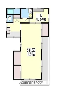 勝本アパート【201号室】の間取り