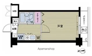 フェニックス新宿7丁目【8階】の間取り