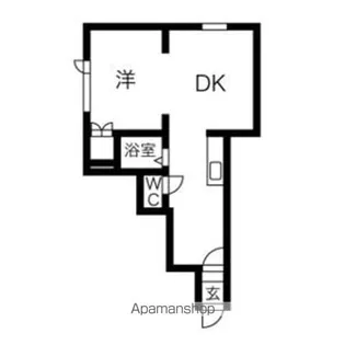 キラメック知事公館Ⅰ・Ⅱ【3階】の間取り