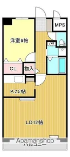 ティンカーベルB棟【103号室】の間取り
