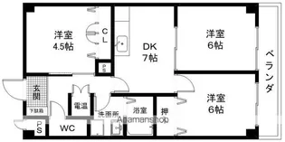 アーバンパレス【302号室】の間取り