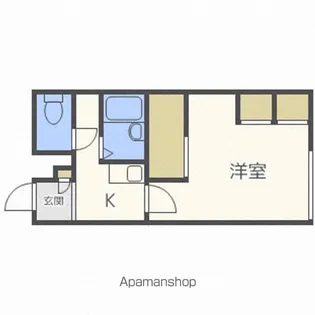 ルピナス琴【205号室】の間取り