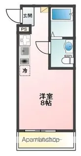 GLANZ氷川町【3階】の間取り