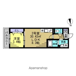カイ・コート【3階】の間取り