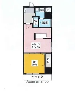 SPRING HOUSE KOYAMACHI【8階】の間取り