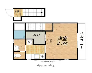 サン・リヴィエールⅡ【207号室】の間取り