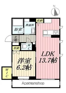 アルコーブ51【202号室】の間取り