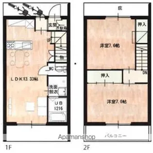 CELESTY【1階】の間取り