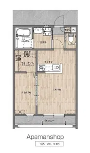 マイプレイス野芥Ⅱ【1階】の間取り