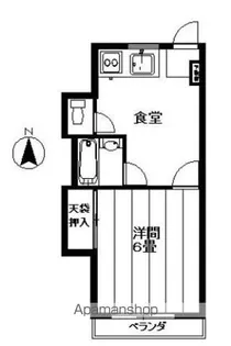 パークサイドふじ【1階】の間取り