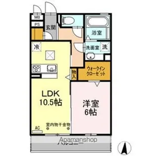 シクリア 丸ノ内【1階】の間取り