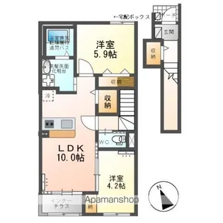 ルミナスA【2階】の間取り