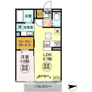 セレーノ【1階】の間取り
