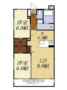 エクシード三方原Ⅱ(中央棟)【3階】の間取り