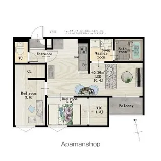 REGALEST光Ⅱ【2階】の間取り