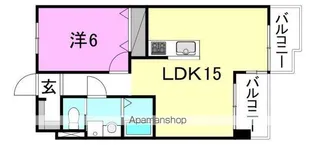 濱田レジデンス【306号室】の間取り