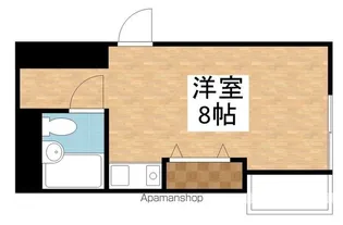 ロマーヌ新石山【2階】の間取り