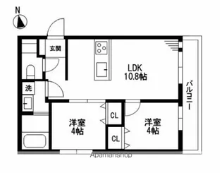 ミア流山【1階】の間取り