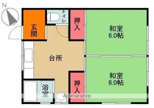 マリンフラット1【101号室】の間取り